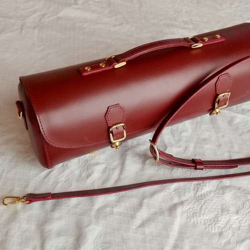 Ti様ご注文のフルートケースカバー（大型・ワインレッド色） その他