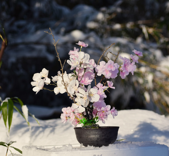 置物　水辺の風景　錦鯉  桜　美濃焼　和雑貨　インテリア雑貨　 9枚目の画像