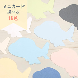 ミニカード《18色》飛行機【B037】メッセージカード/タグ