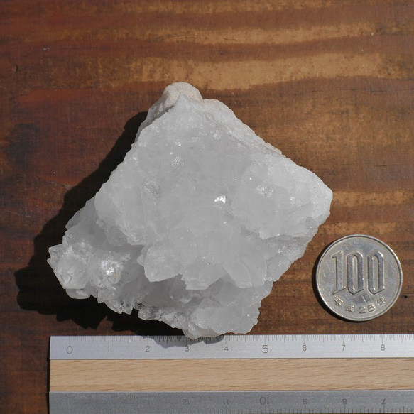 天然石 約138g約69×高45mmモロッコ産水晶原石クラスターヘッド水晶ポイント結晶群生[mro-230130-01] 18枚目の画像