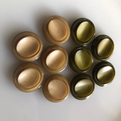 アンティーク ボタン 5個　ビンテージ 昭和 レトロ 個性的 ハンドメイド素材 日本製 ポップ アクセ 4枚目の画像