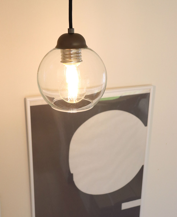 玻璃球 吹製玻璃 LED 吊燈 第6張的照片