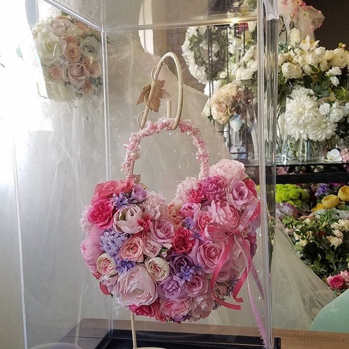 ブーケショーケース単品 ブーケの保管・ディスプレイ 32x32x60 趣味