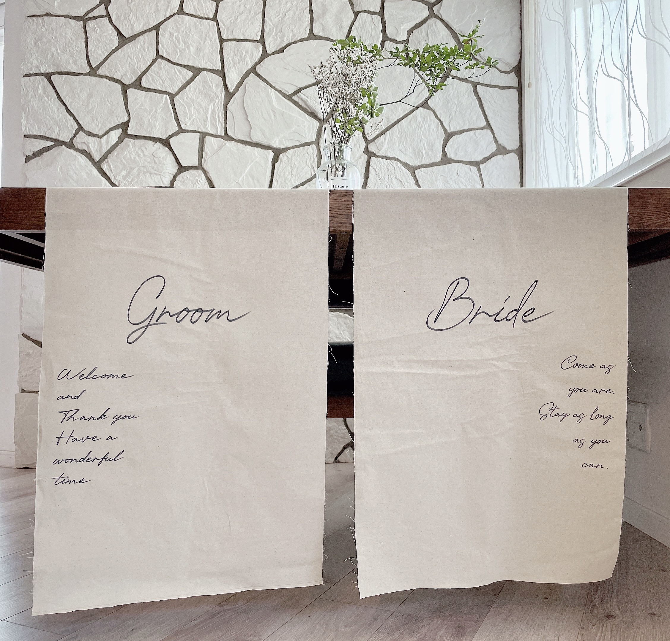 受付タペストリー ウェディングタペストリー 結婚式 ブライダル