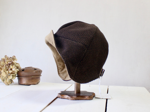 DEER | TWEED WOOL BROWN【L61】 4枚目の画像