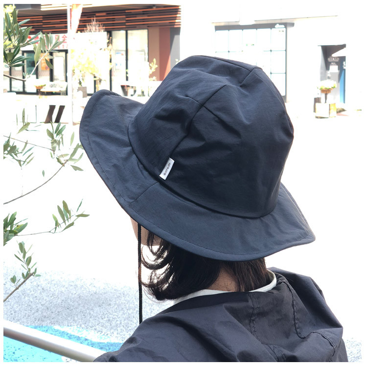 春夏向け 撥水 ハット　～マウンテンひも付きハット～