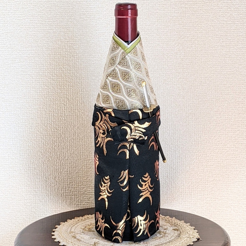 殿 ボトル着物 ワインボトルカバー その他インテリア雑貨 cream tea+