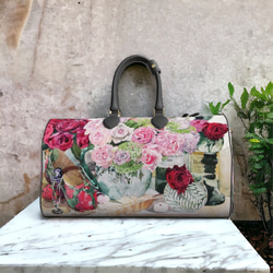 [定制] 行李袋玫瑰和玫瑰鞋 L 碼 第1張的照片