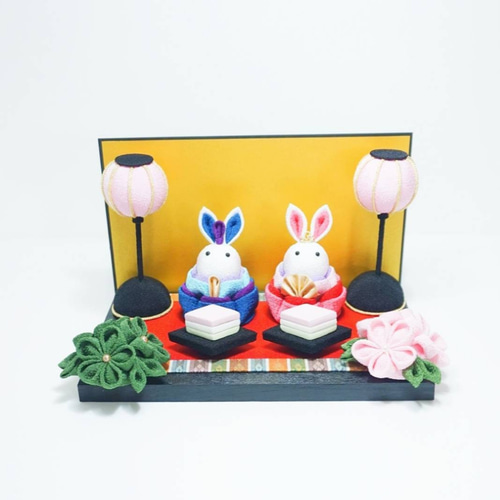 雛人形 ひな祭り うさぎ お雛様 ひな人形・雛飾り blume bloom
