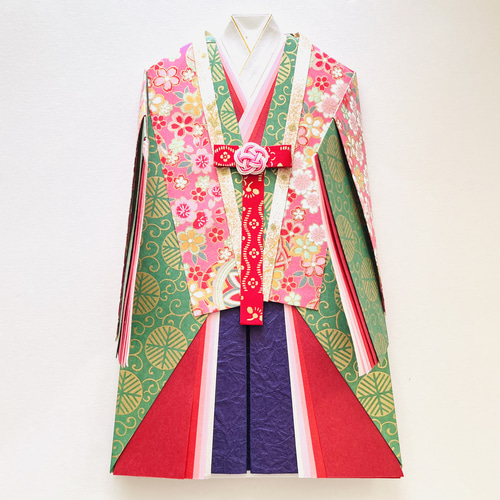 着物のお祝い袋514 十二単(じゅうにひとえ) ご祝儀袋・袱紗（ふくさ