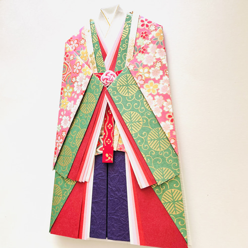 着物のお祝い袋514 十二単(じゅうにひとえ) ご祝儀袋・袱紗（ふくさ