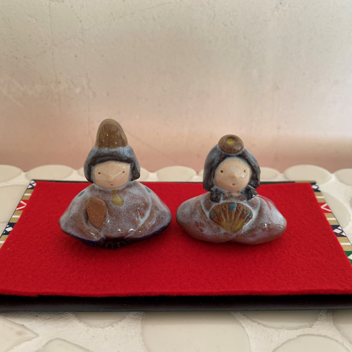 手作り器 とぼねるの陶器のお雛様Ｄ ひな人形・雛飾り 手づくり器