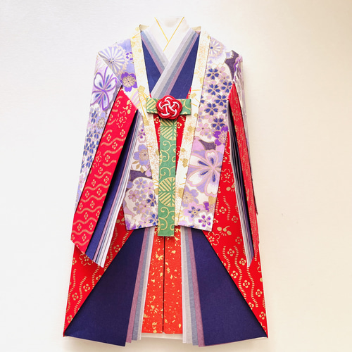 寿 モダンキモノ赤【御結婚御祝／たとう】日本ホールマークの