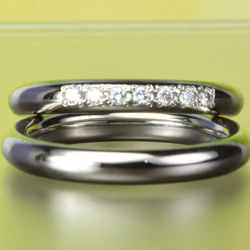 やわらかい印象の結婚指輪（やはらぎ）七星【MG-075】 4枚目の画像