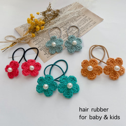 もくもく雲のベビーヘアクリップ ベビーヘアピン 赤ちゃん キッズ かぎ