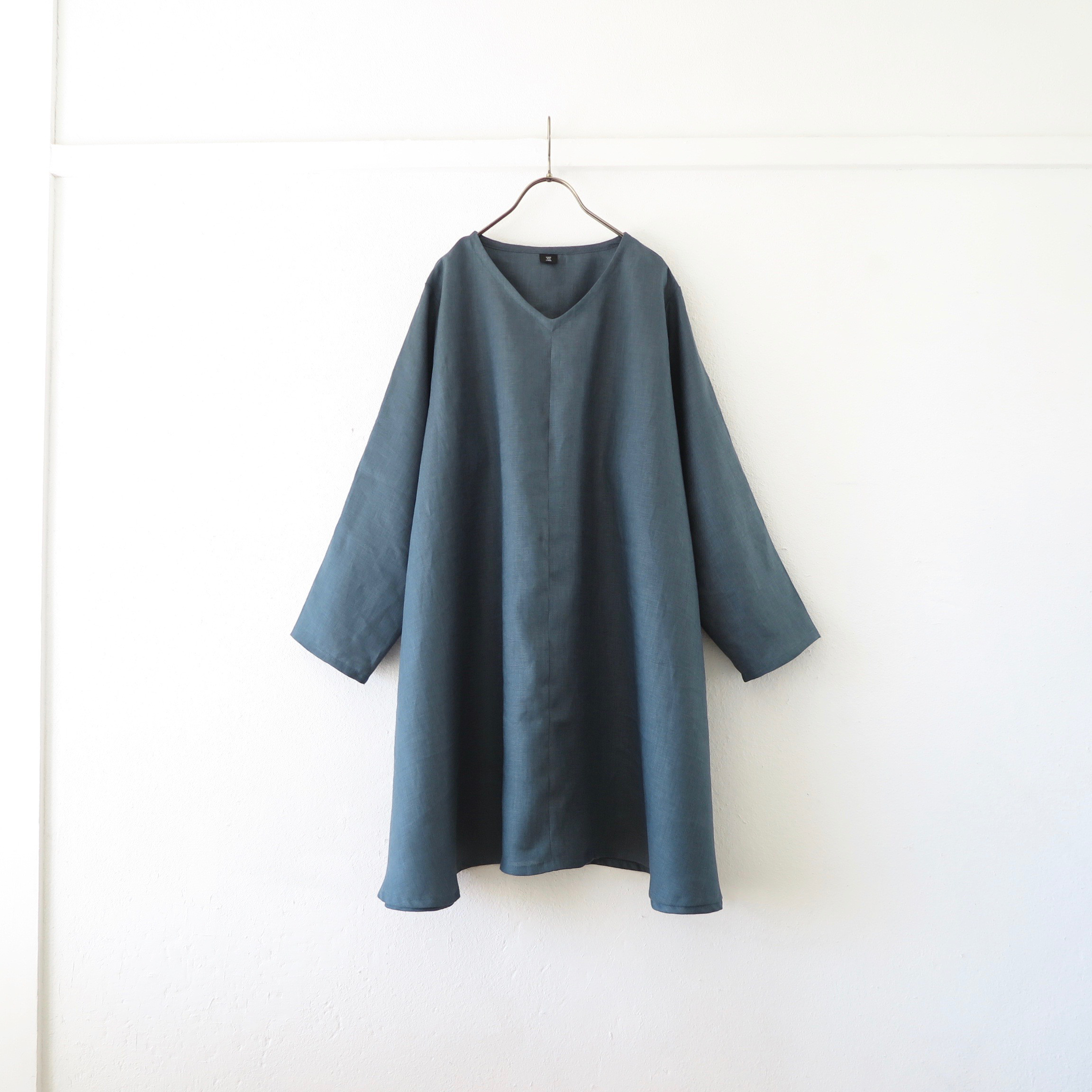 リネン / 選べる16色 / SS~LL / テントラインのワンピース / 受注製作 10,050円