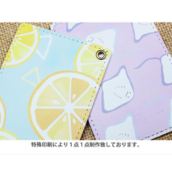 パスケース 定期入れ レディース タコヤキ たこ焼き たこ 大阪 カードケース ic_pc106 3枚目の画像
