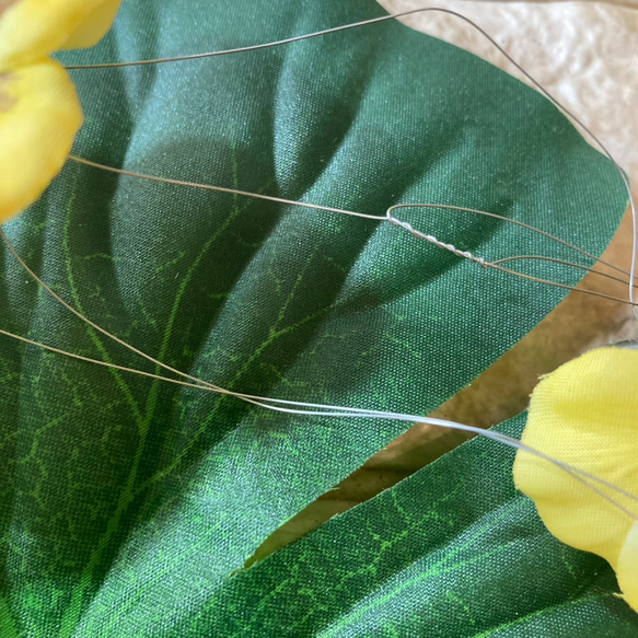 光触媒　人工観葉植物　ウォールグリーン　フェイク　フラワー　ワイヤーパンジーy 7枚目の画像