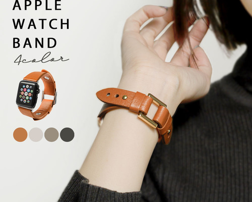 4×4色スクエア 時計 アップルウォッチ Watch Band 008 (apple
