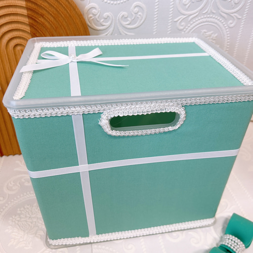 蓋つきマルチボックス♡ティファニーブルー TIFFANY&Co. □新品□未