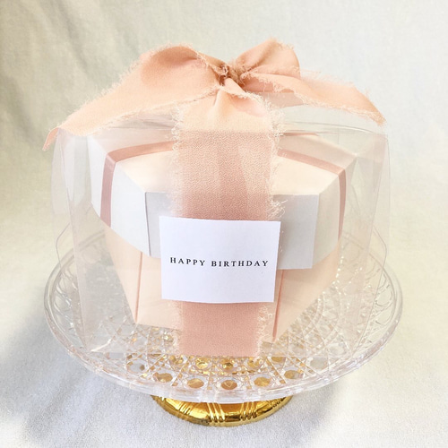 有料ギフトラッピング【選べるリボン/メッセージ】ギフトボックス 六