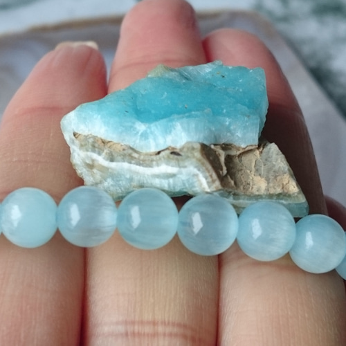 キャッツアイヘミモルファイト✨ブレスレット ブレスレット F* 通販