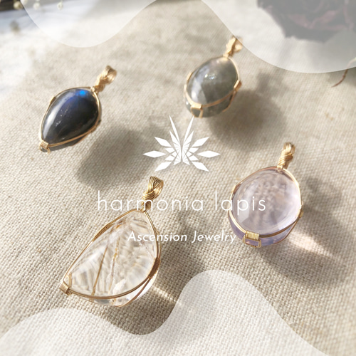 ルチルクォーツの女神巻き®︎【超美ルース】【天然石ペンダントトップ