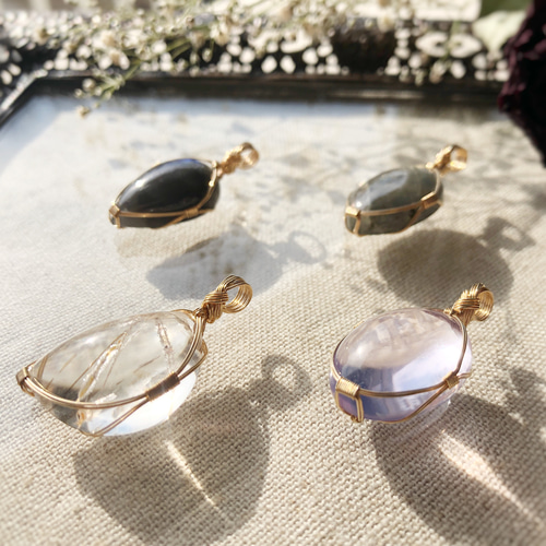 ルチルクォーツの女神巻き®︎【超美ルース】【天然石ペンダント