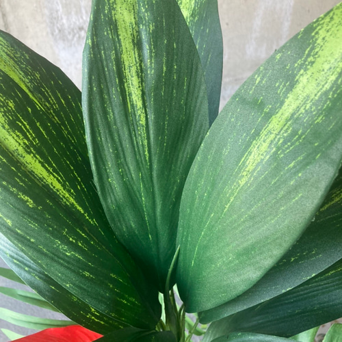 光触媒　人工観葉植物　ウォールグリーン　フェイク　バリ風マッサンとモンステラ 光触媒 人工観葉植物 ウォールグリーン フェイク フラワー
