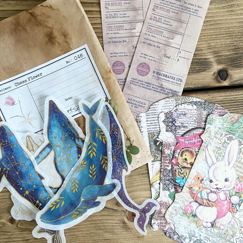 NO.017 アンティーク風 シンプルおすそ分けファイル ノート m-po0602  