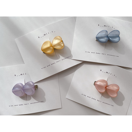 数量限定 perl heart clip キッズ ベビー ヘアアクセサリー ヘア