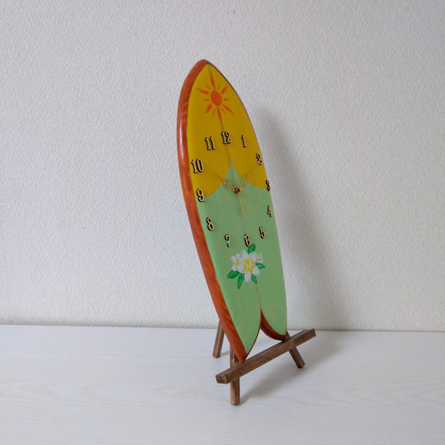 サーフボード掛け時計（オルタナティブレトロフィッシュ
