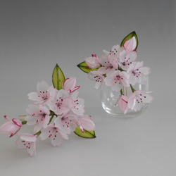 桜の簪（晴日）髪飾り　変わり花 1枚目の画像