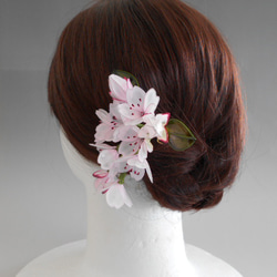 桜の簪（晴日）髪飾り　変わり花 7枚目の画像