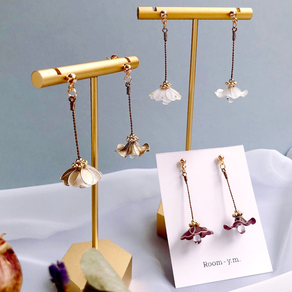 イヤリング８点再販リクエスト ランプシェードのイヤリング イヤリング・ノンホールピアス Room