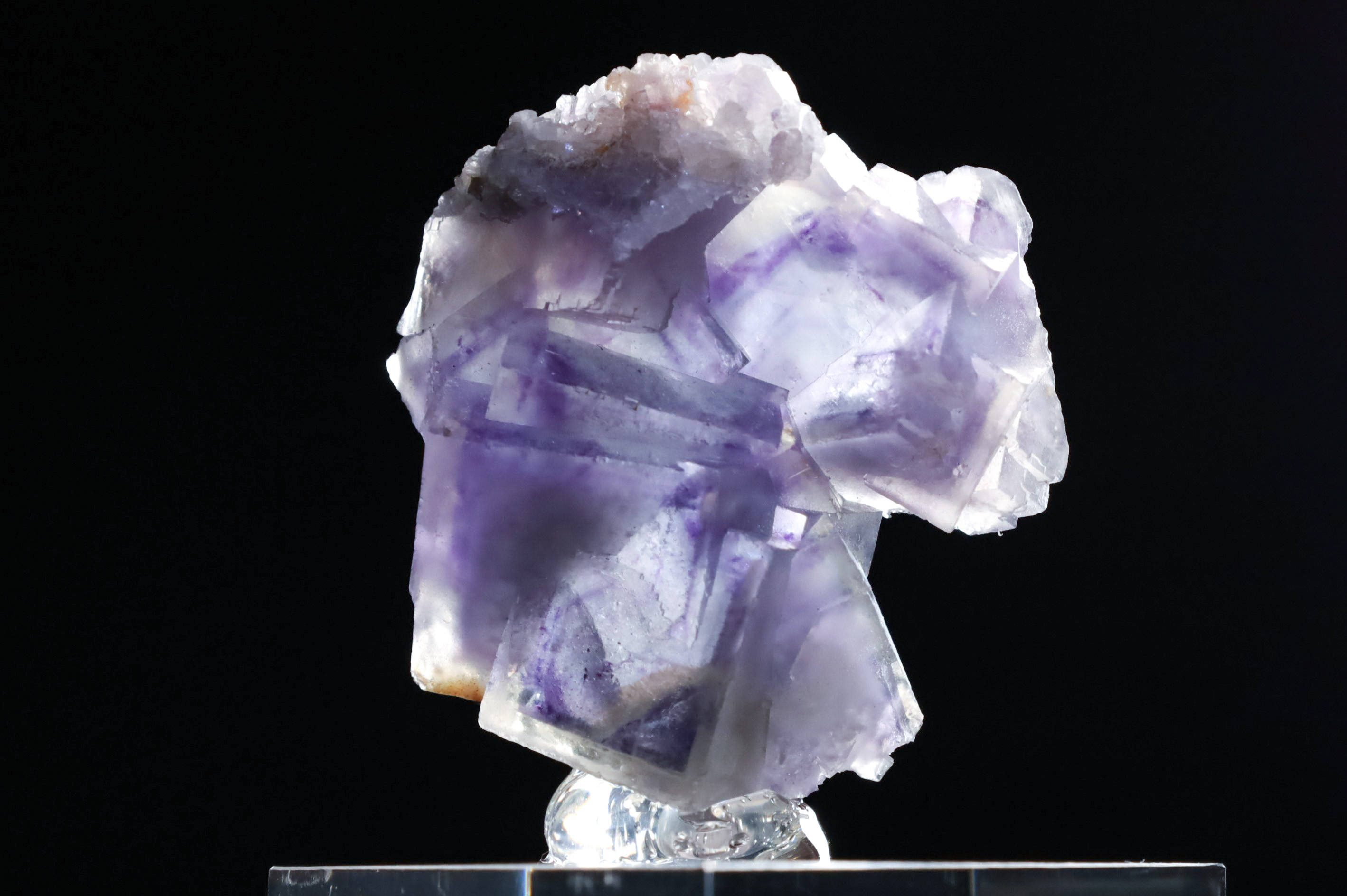 厳選 稀少 】 パープルフローライト クラスター 蛍石 鉱物 標本結晶