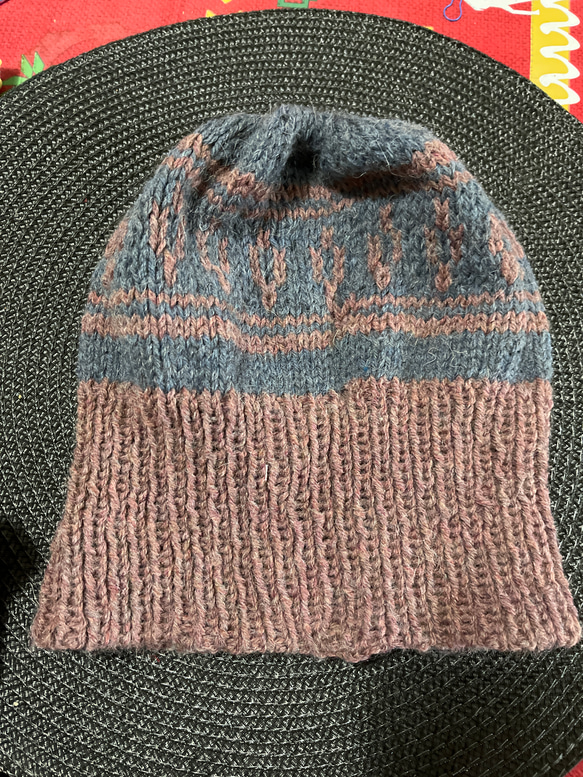 ゴールデンレトリバーの編み込みセーター　帽子オマケ　 4枚目の画像