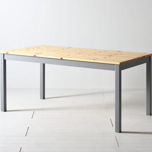 天然木ナチュラルダイニングテーブル 120cm幅 DBR/MBR （ダイニング 