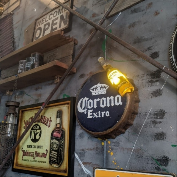 Corona コロナビール LED 看板 メキシカン ダイナー 酒  BAR コロナ ビール LED ネオン 看板 corona インテリア アメリカン