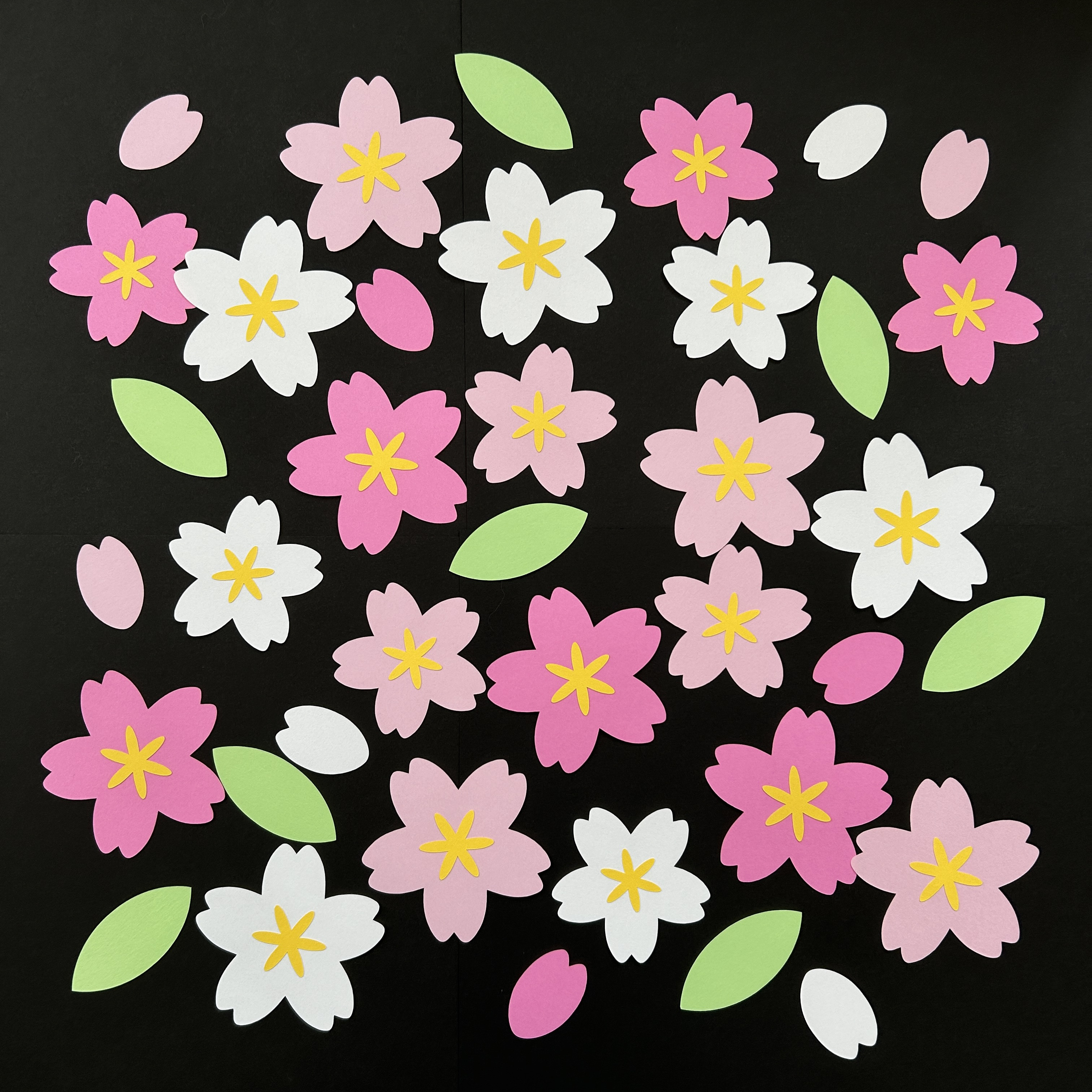 く*ん様 【BOXフレーム付き】羊毛絵画　『桜咲く春の里山』ハンドメイド　ウール く*ん様 【BOXフレーム付き】羊毛絵画『桜咲く春の里山