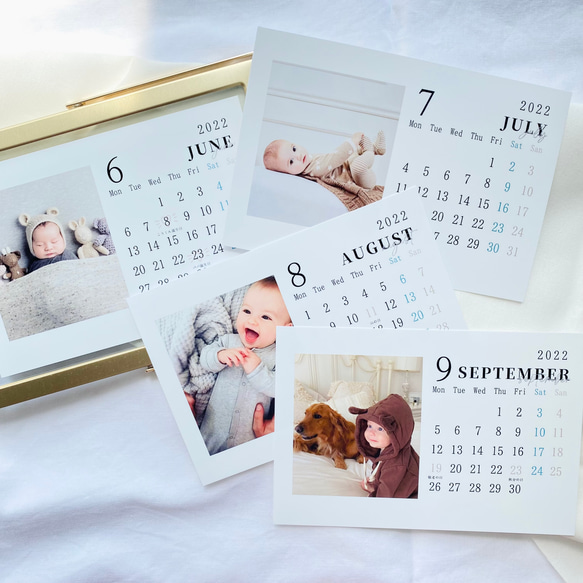Hina様専用♡オリジナルカレンダー　表紙＋好きな月から12ヶ月 4枚目の画像