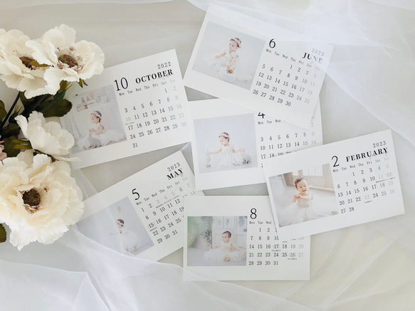 Hina様専用♡オリジナルカレンダー　表紙＋好きな月から12ヶ月 6枚目の画像