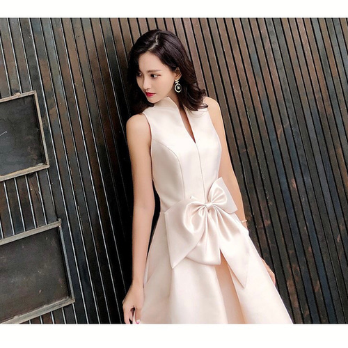 ホワイト Vネックドレス リボン付き 楽天市場】キッズドレス 白ドレス Vネック キラキラ ファスナー 五分袖