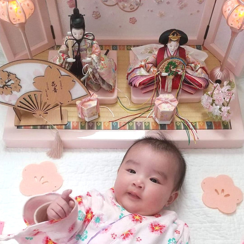 木製ひな祭り扇子 名前旗 メッセージ可 和風 雑貨・その他 Pinoki 通販