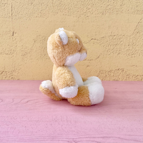 手縫いの小さい柴犬(赤柴) ぬいぐるみ TSUTOLAB(ツトラボ) 通販
