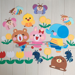 エルツ　錫の壁飾り（注射.動物病院）2枚組、自転車乗り、壁飾り（馬車）3組セット 壁面飾り 春 電車ごっこ 切り絵 くまたん。 通販 15366470｜Creema