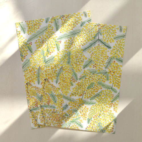 ミモザのお試しセット レターセット Bleu by MadameBleu 通販