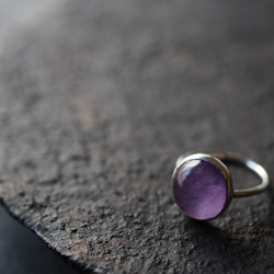 amethyst silver ring (tsubomi) 10枚目の画像