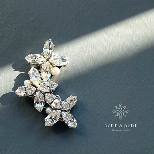 Many Thanks✴︎総スワロフスキー®︎ Fleur ブローチ ギフトボックス付