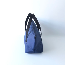 洗える保冷保温ランチバッグ(弁当袋)✨シンプルなネイビー（紺） 3枚目の画像